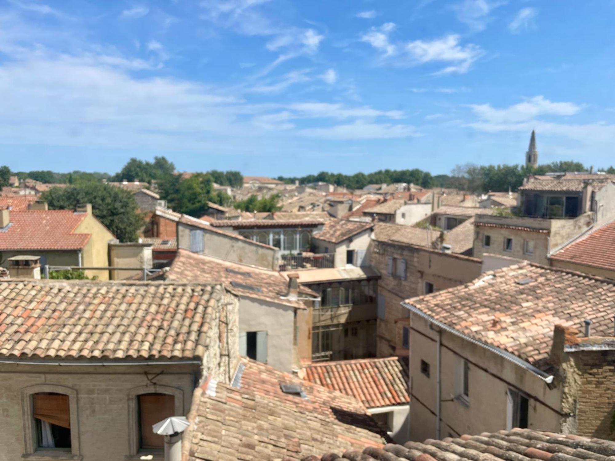 Le Toit D'Avignon - Intra-Muros - Terrasse Vue Palais Des Papes - Ideal Festival - Climatisation - Wifi Exterior foto